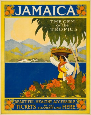 1910 Thomas Cook Jamaica travel poster
